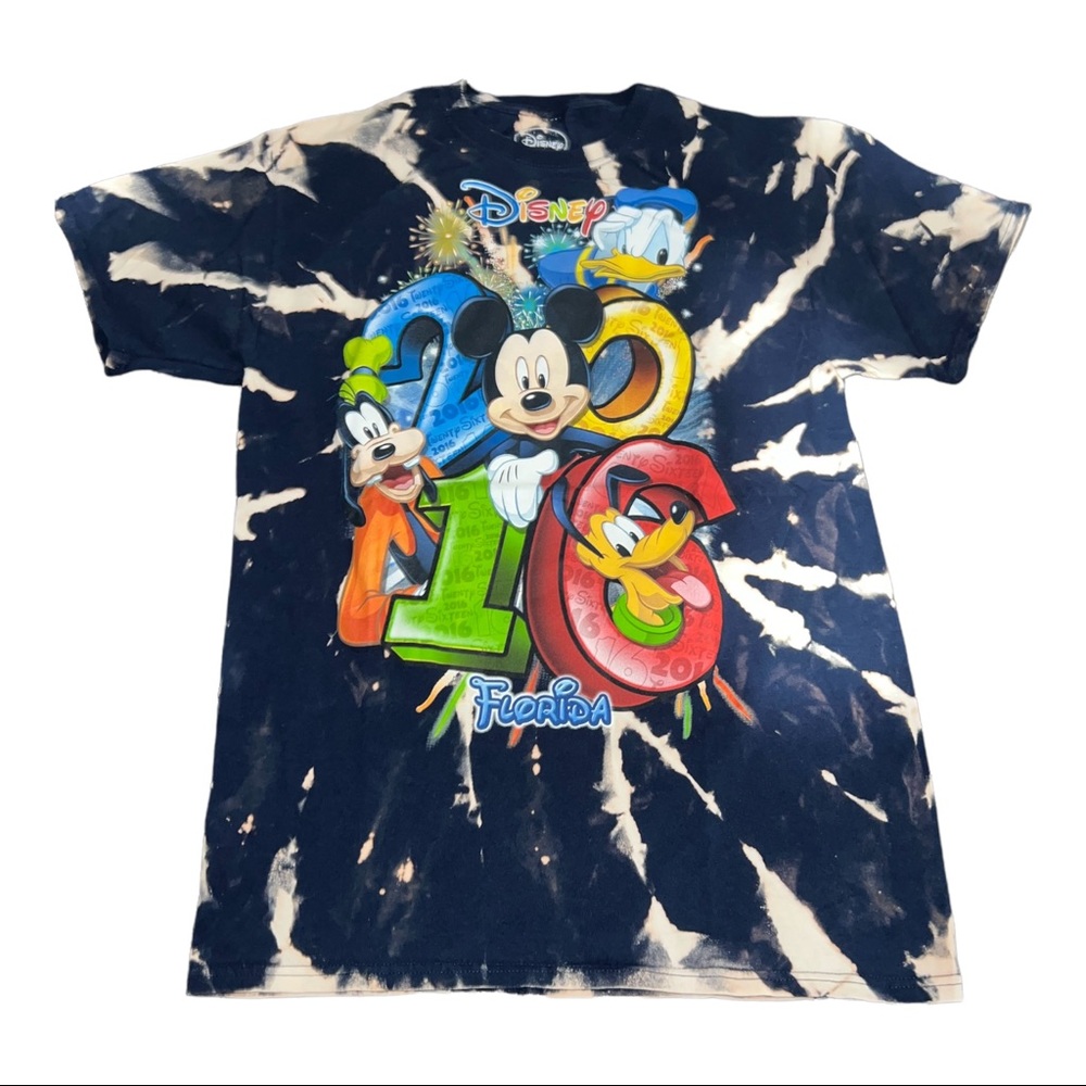Repurposed bleached tee Disney 2016
